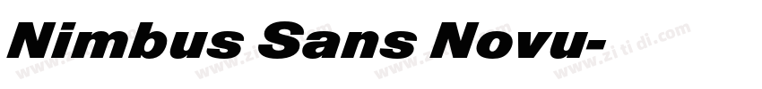 Nimbus Sans Novu字体转换 Nimbus Sans Novu字体转换